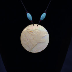 Wolf Seashell Necklace