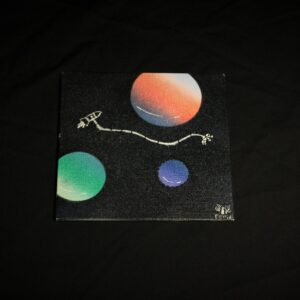 Astronaut Spray Paint Art